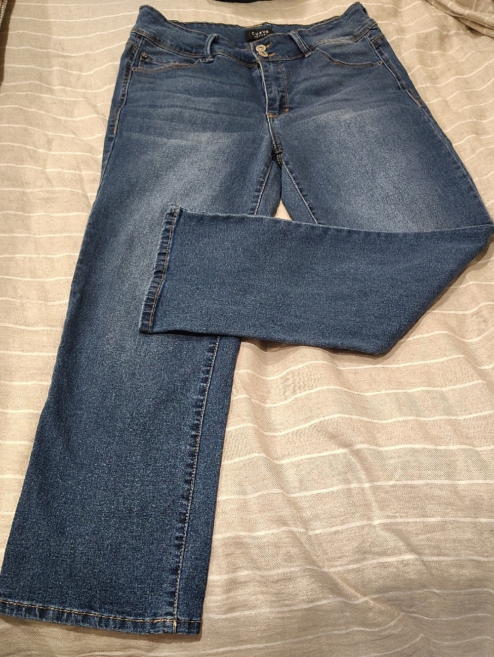 4/$50 Curve Appeal High-Rise Jeans — Medium Blue